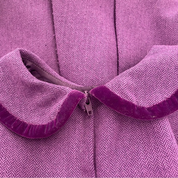 American Girl Beforever Rebecca Purple Plum Dress Size 8 - Picture 4 of 6